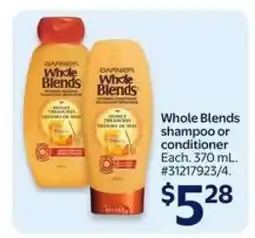 Walmart Whole Blends Shampoo or Conditioner offer