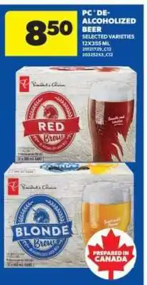 Real Canadian Superstore PC De-Alcoholized Beer offer