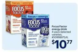 Walmart Focus Factor energy drink offer