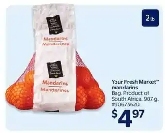 Walmart Your Fresh Market Mandarins offer