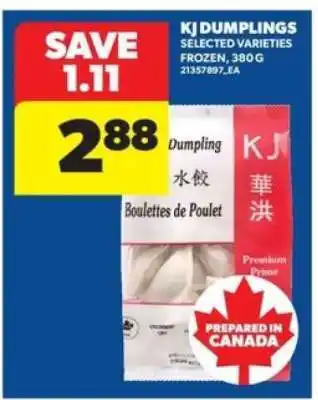 Real Canadian Superstore KJ DUMPLINGS offer
