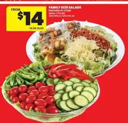 Real Canadian Superstore Family Size Salads offer