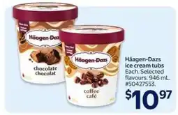 Walmart Häagen-Dazs Ice Cream Tubs offer