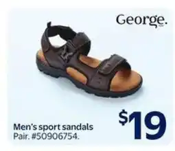 Walmart Men's sport sandals offer