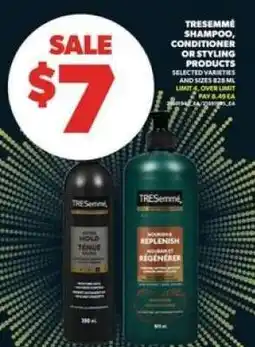 Real Canadian Superstore TRESemmé Shampoo, Conditioner or Styling Products offer