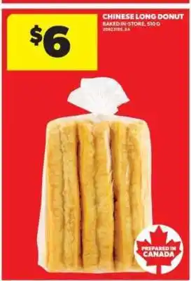 Real Canadian Superstore Chinese Long Donut offer