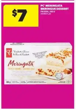 Real Canadian Superstore PC Meringata Meringue Dessert offer