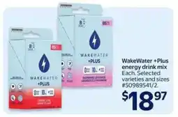 Walmart WakeWater + Plus energy drink mix offer
