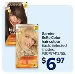 Walmart Garnier Belle Color Hair Colour offer