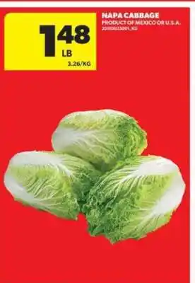 Real Canadian Superstore NAPA CABBAGE offer