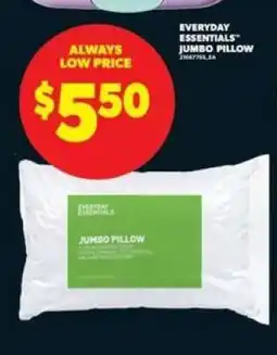 Real Canadian Superstore EVERYDAY ESSENTIALS Jumbo Pillow offer