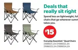 Real Canadian Superstore Everyday Essentials Quad Chairs offer