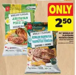 Real Canadian Superstore PC World of Flavours Potato Chips offer