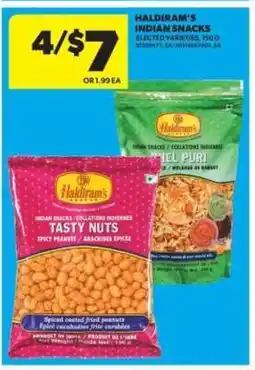 Real Canadian Superstore HALDIRAM'S Indian Snacks offer