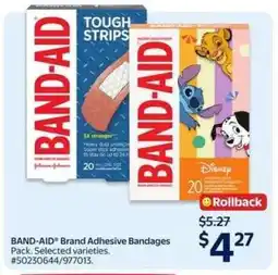 Walmart Band-Aid Brand Adhesive Bandages offer