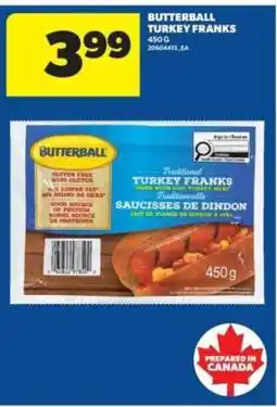 Real Canadian Superstore BUTTERBALL TURKEY FRANKS offer