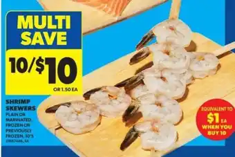 Real Canadian Superstore Shrimp Skewers offer