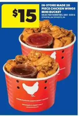 Real Canadian Superstore In-Store Made 20 Piece Chicken Wings Mini Bucket offer