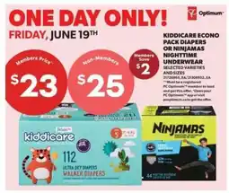 Real Canadian Superstore Kiddicare Econo Pack Diapers or Ninjamas Nighttime Underwear offer