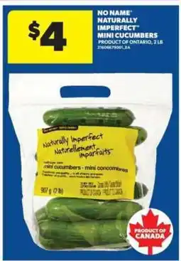 Real Canadian Superstore NO NAME* NATURALLY IMPERFECT* MINI CUCUMBERS offer