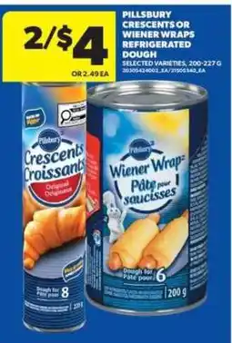 Real Canadian Superstore PILLSBURY CRESCENTS OR WIENER WRAPS offer
