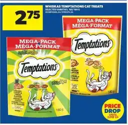 Real Canadian Superstore WHISKAS TEMPTATIONS CAT TREATS offer