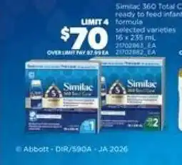 Real Canadian Superstore Similac 360 Total Care offer