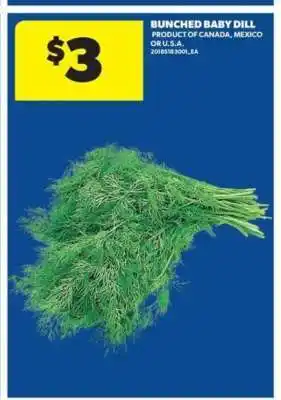 Real Canadian Superstore Bunched Baby Dill offer