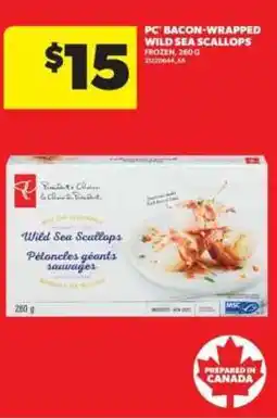 Real Canadian Superstore PC Bacon-Wrapped Wild Sea Scallops offer