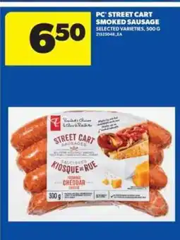 Real Canadian Superstore PC Street Cart Smoked Sausage offer