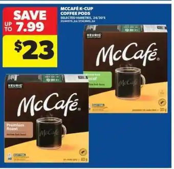 Real Canadian Superstore McCafé K-Cup Coffee Pods offer