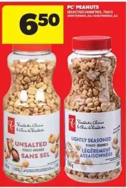 Real Canadian Superstore PC Peanuts offer