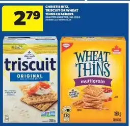Real Canadian Superstore CHRISTIE RITZ, TRISCUIT OR WHEAT THINS CRACKERS offer