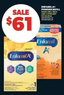 Real Canadian Superstore ENFAMIL A+ Powder Refill offer