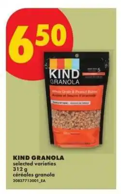 No Frills Kind Granola offer