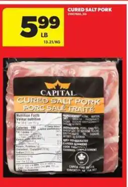 Real Canadian Superstore Cured Salt Pork offer