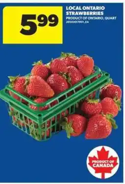 Real Canadian Superstore LOCAL ONTARIO STRAWBERRIES offer