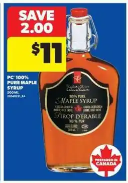 Real Canadian Superstore PC 100% PURE MAPLE SYRUP offer