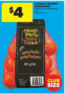 Real Canadian Superstore FARMER'S MARKET MANDARINS offer