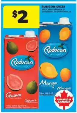 Real Canadian Superstore Rubicon Juices offer