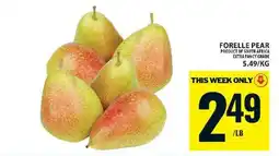 Food Basics Forelle Pear offer