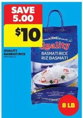 Real Canadian Superstore QUALITY BASMATI RICE offer