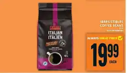 Food Basics IRRESISTIBLES COFFEE BEANS offer