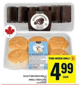 Food Basics Selection Swiss Rolls / Angel Food Cake offer