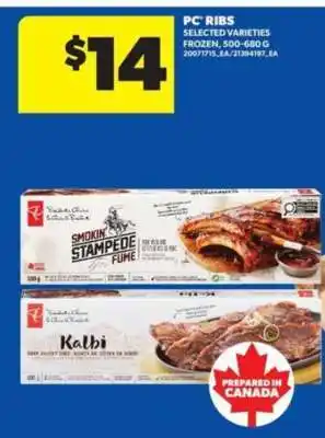 Real Canadian Superstore PC Ribs offer