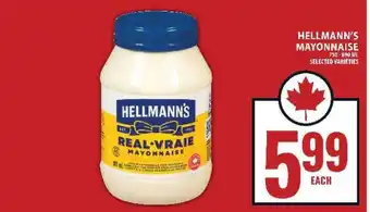 Food Basics Hellmann's Mayonnaise offer