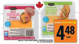Food Basics SELECTION NATURAL CHEESE SLICES offer