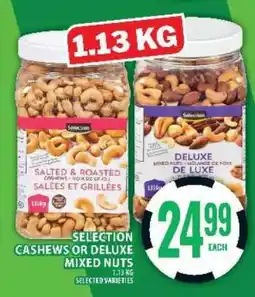 Food Basics Selection Cashews or Deluxe Mixed Nuts offer