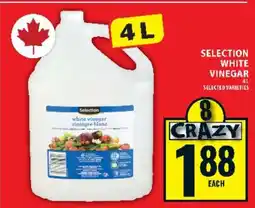 Food Basics SELECTION WHITE VINEGAR offer