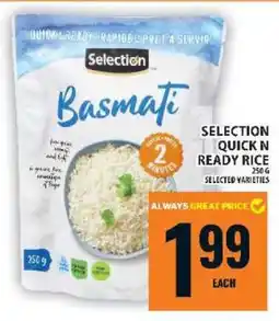 Food Basics SELECTION QUICK N READY RICE offer
